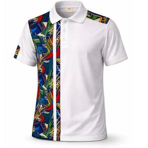 MT Vibrant Patterned Polo Shirt
